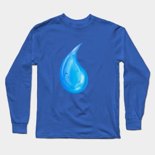Pouring whale Long Sleeve T-Shirt
